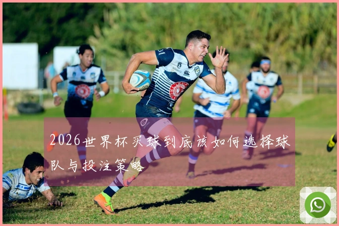 2026世界杯买球到底该如何选择球队与投注策略